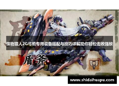 怪物猎人2G弓箭专用装备搭配与技巧详解助你轻松击败强敌